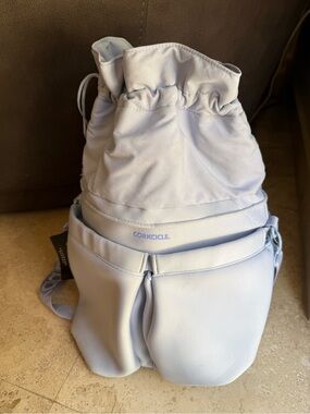 Corkcicle Pale Blue Periwinkle Cooler bag with Front Pockets